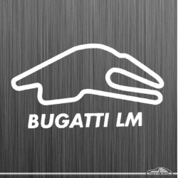 Autocollant circuit Bugatti...