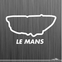 Autocollant circuit Le Mans