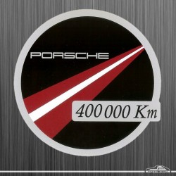 Autocollant Porsche Km 400 000
